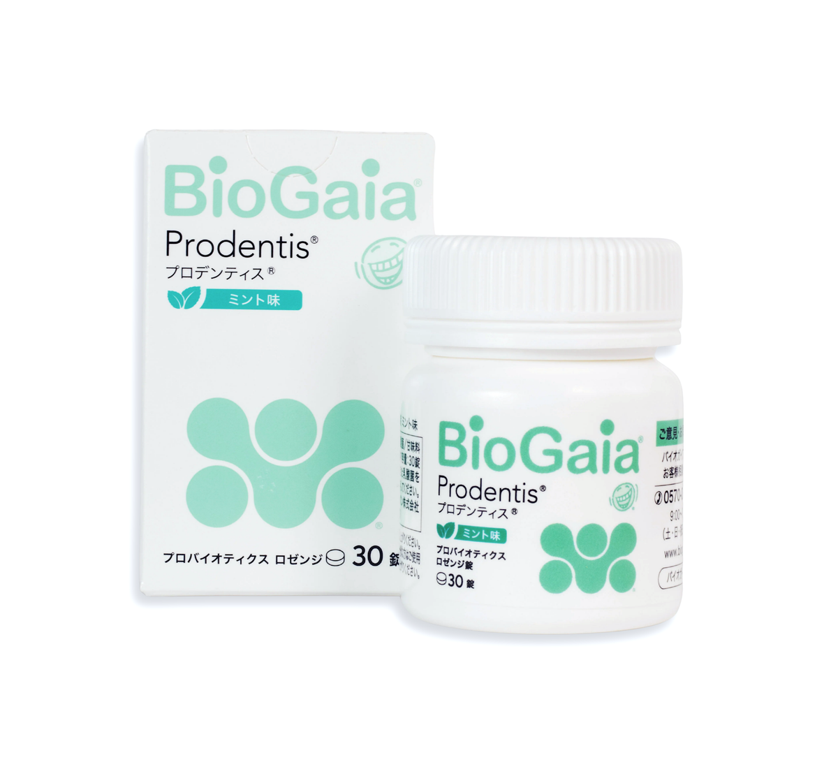 BioGaia Prodentis 30錠 ミント味 5箱セット 新容器】プロデンティス ミント味 30錠 ボトルタイプ – バイオガイア