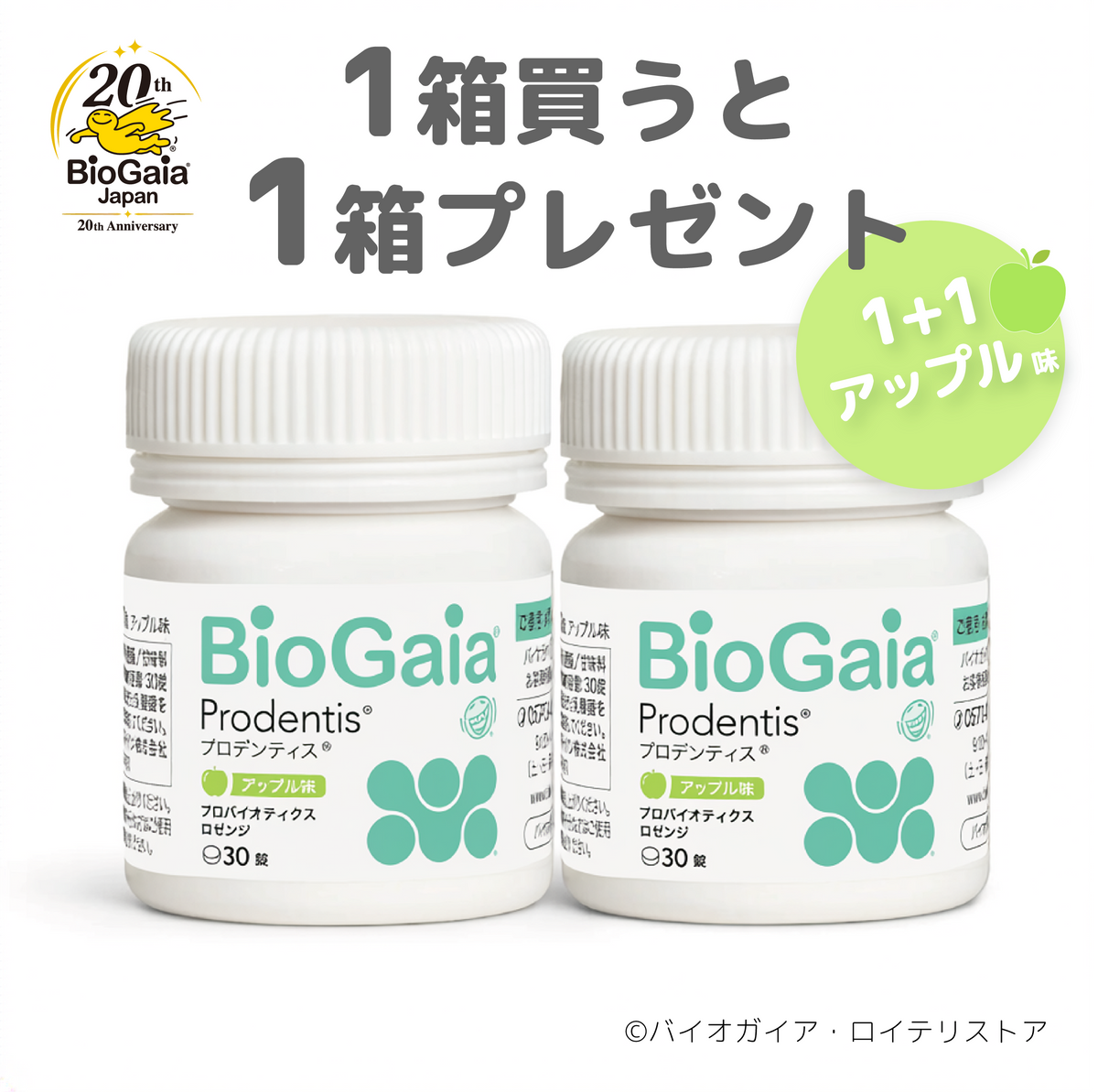 【創業20周年記念 2本セット】プロデンティス アップル味 ボトル2本